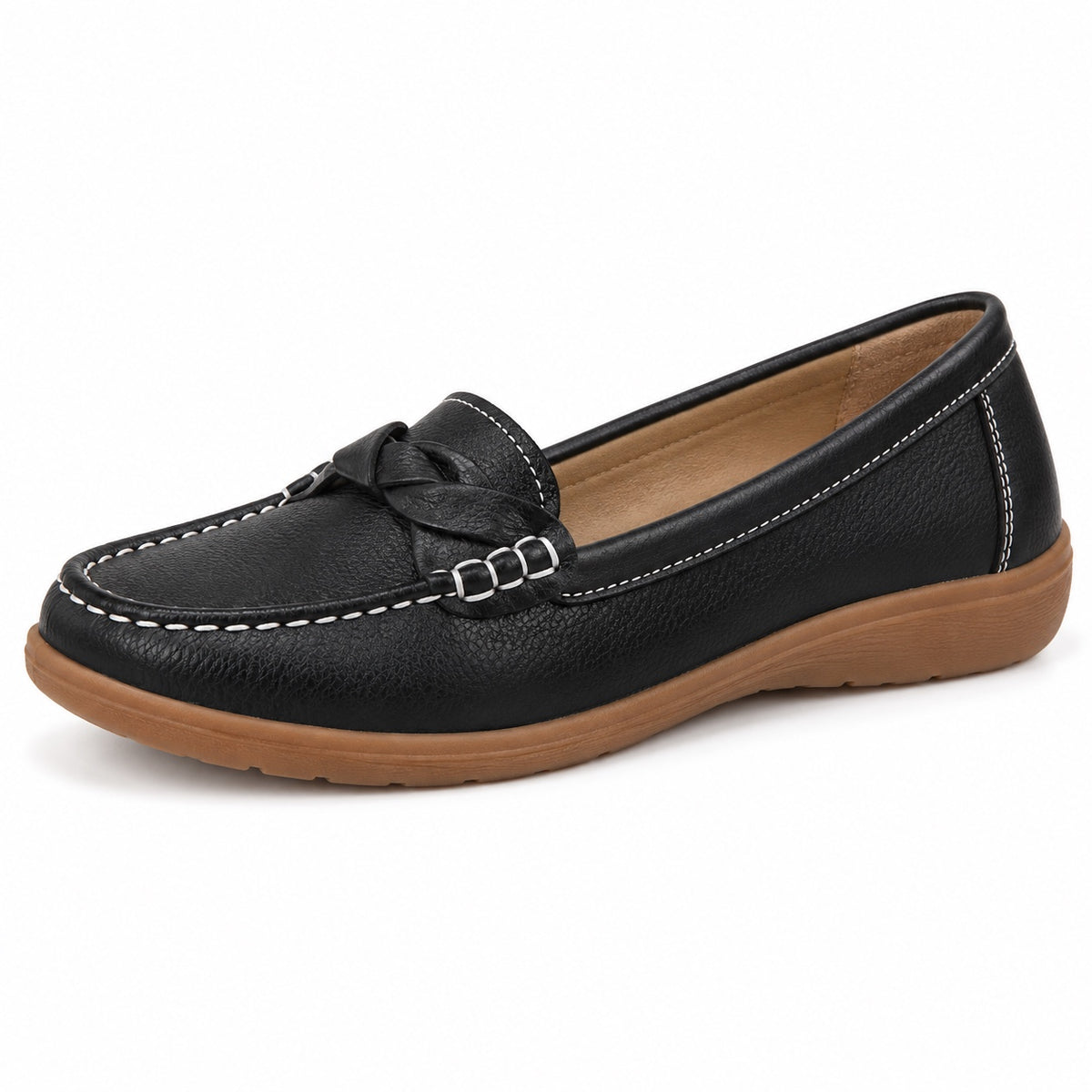 Marcia – Women's Slip-On Loafers in Black