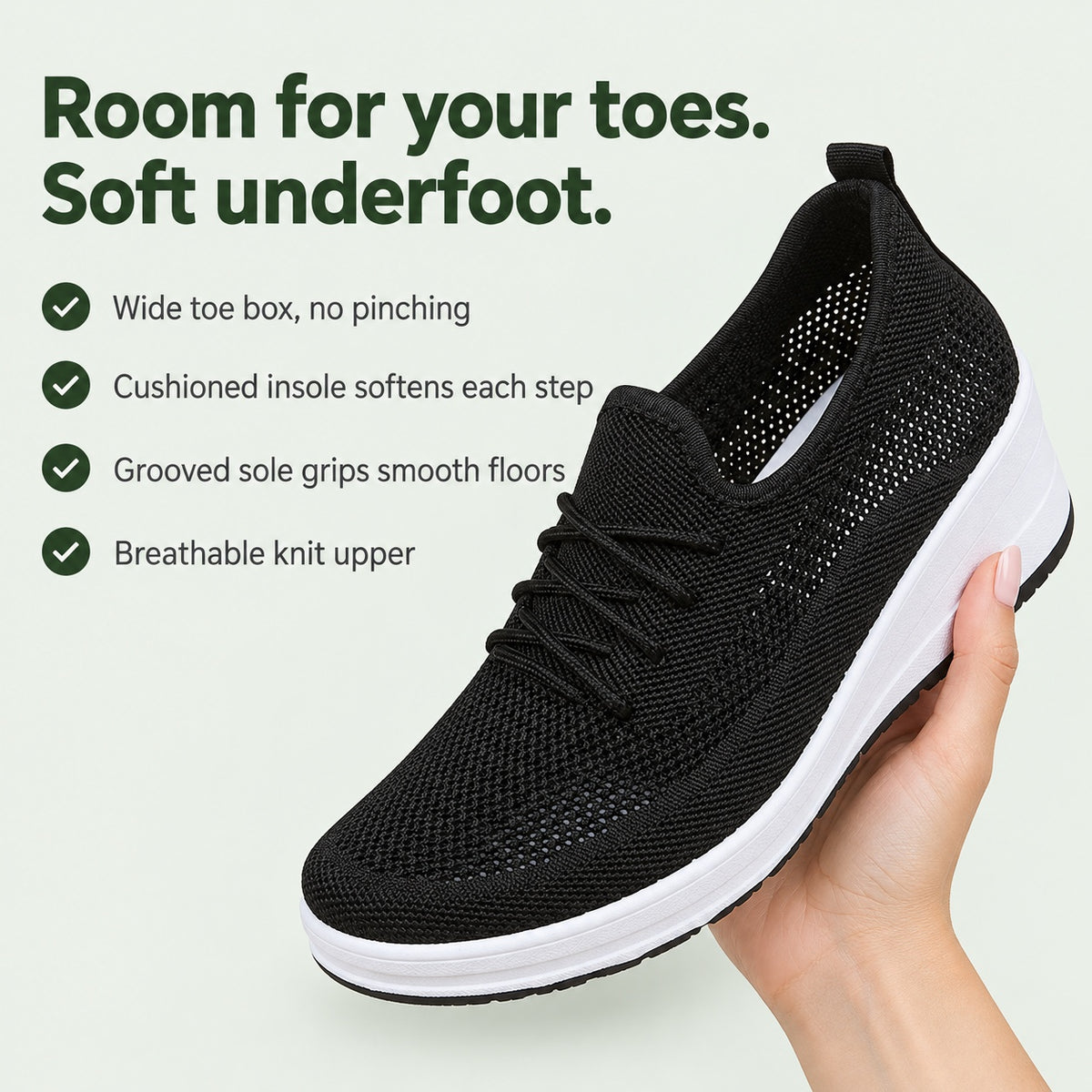 Marsha – Women's Nursing Sneakers, key benefits