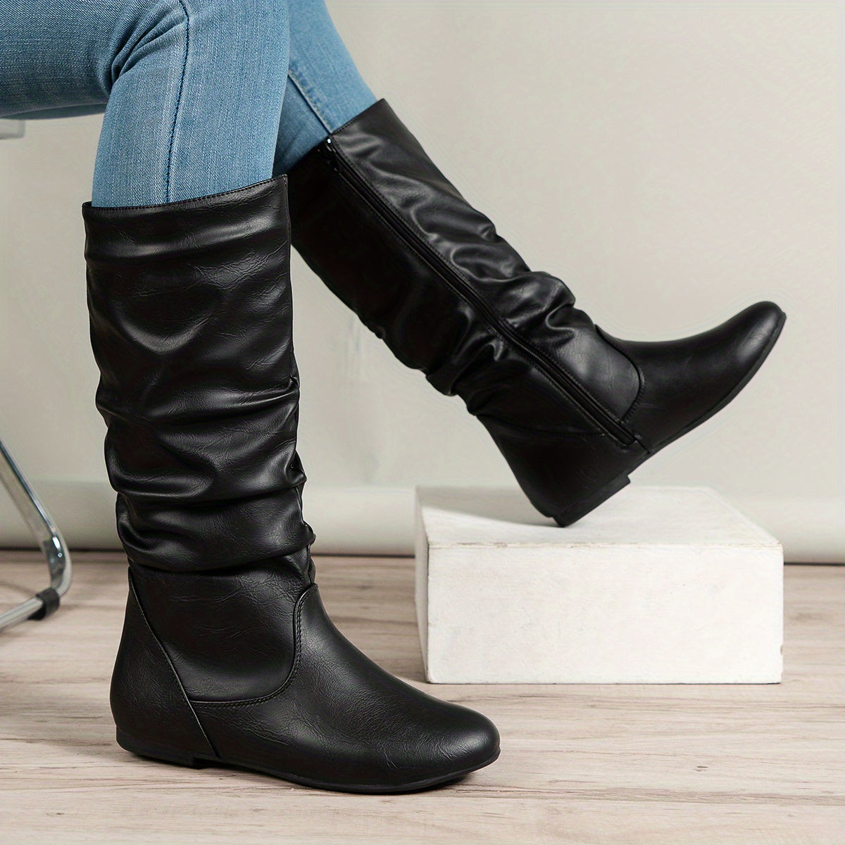 Cassidy – Unisex Wide Calf Boots for Full Calves - photo 1