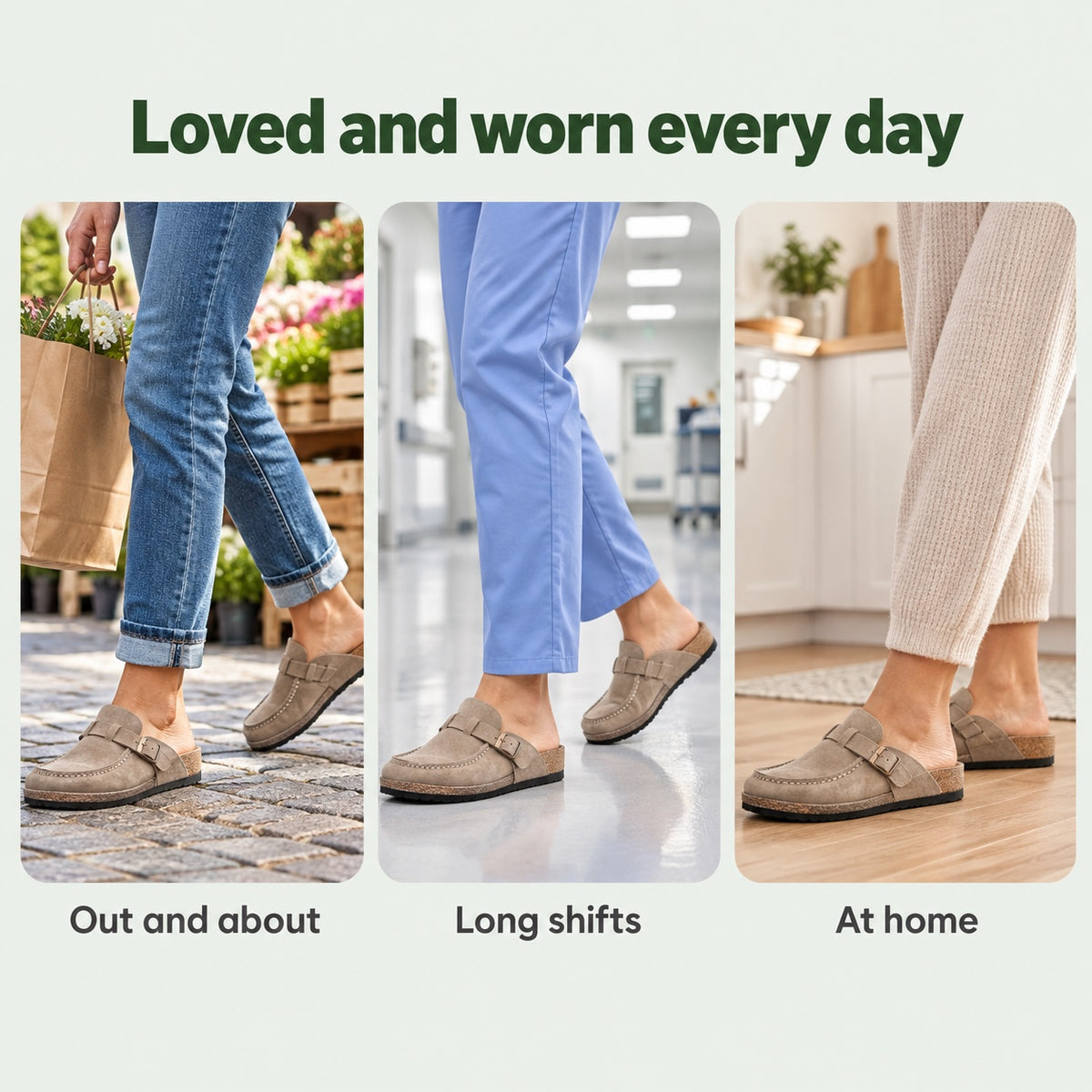 Melba – Women's Nursing Clogs, worn every day