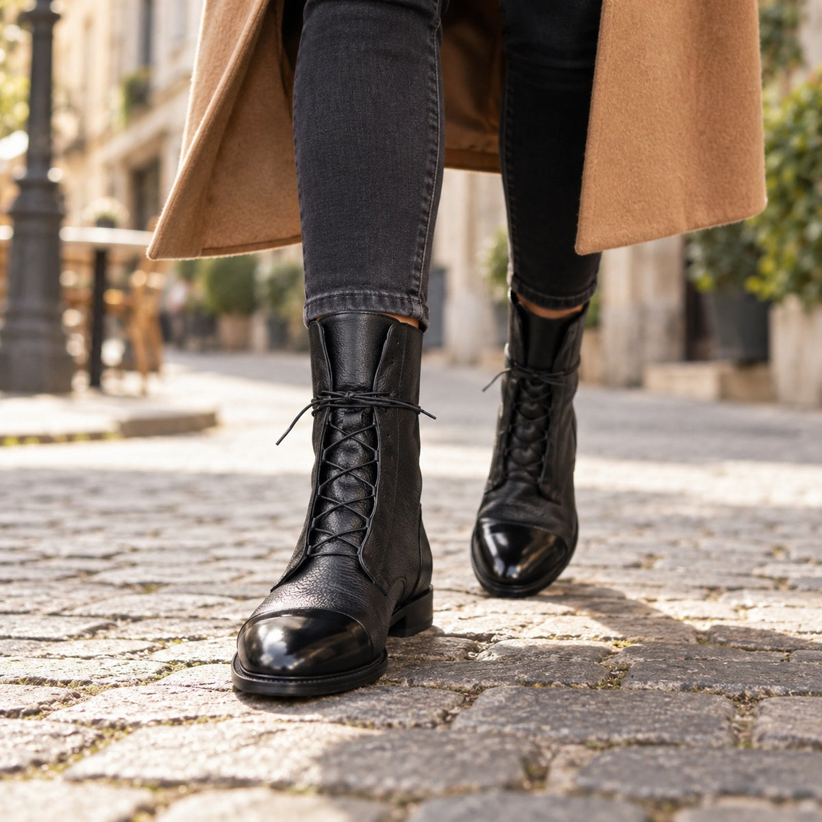 Melody – Women's Comfort Boots, worn on a walk