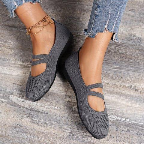 Mesh Ballet Flats for Bunions — Wide Toe Box, Cushioned, Breathable