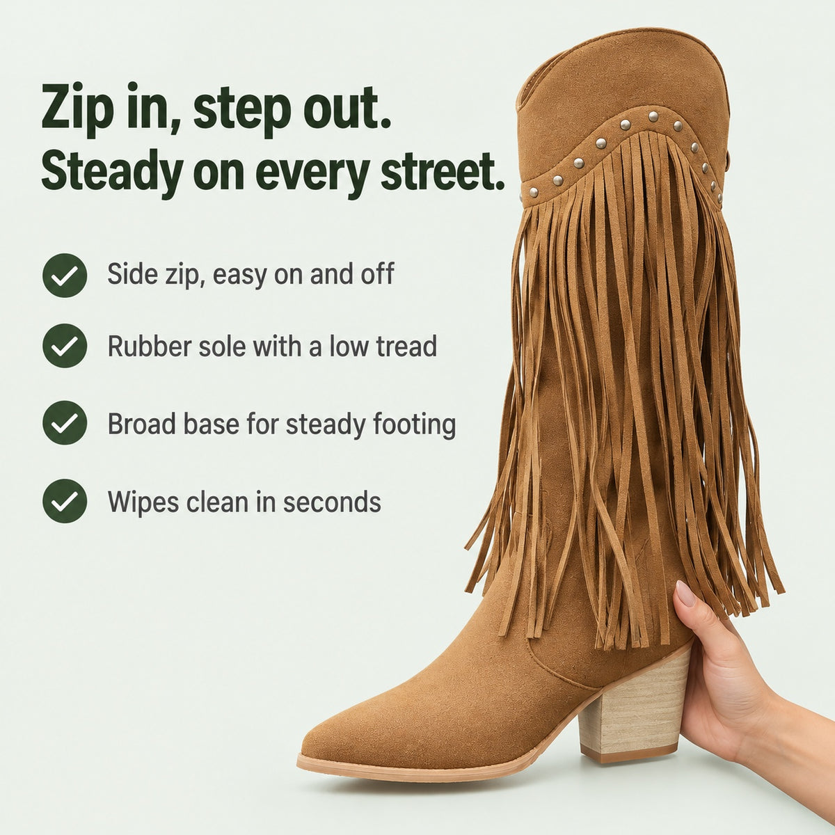 Miller – Unisex Wide Calf Boots, key benefits