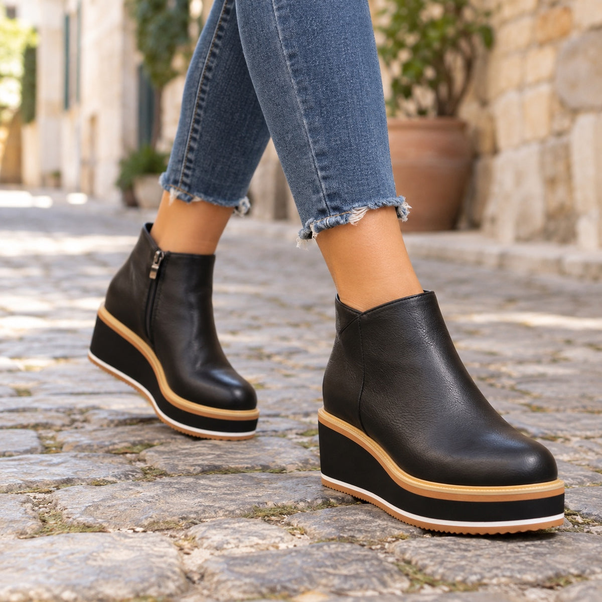 Mills – Unisex Nursing Shoes, worn on a walk