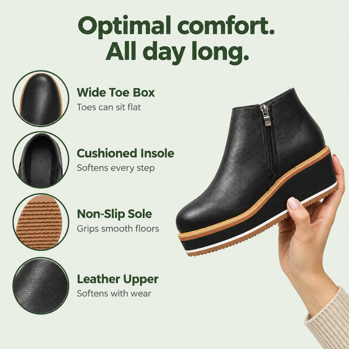 Mills – Unisex Nursing Shoes, features