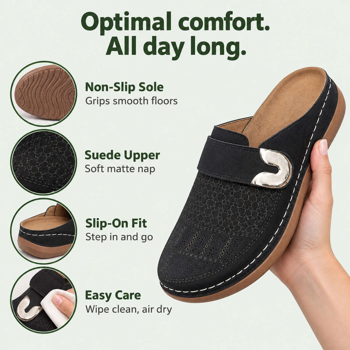 Miranda – Women's Comfort Slippers, features