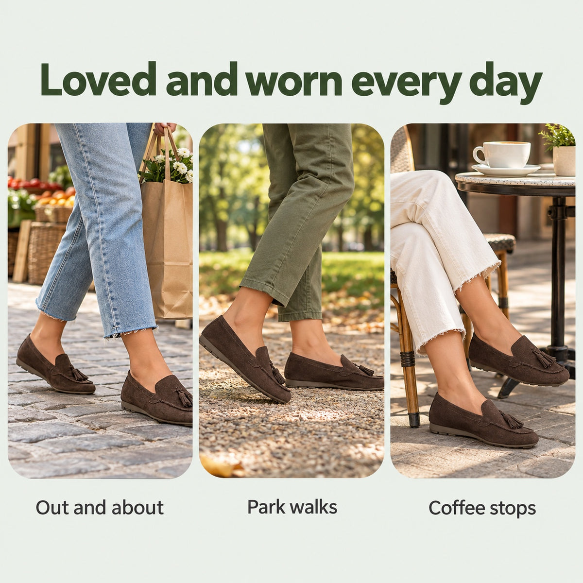 Miriam – Women's Slip-On Shoes, worn every day