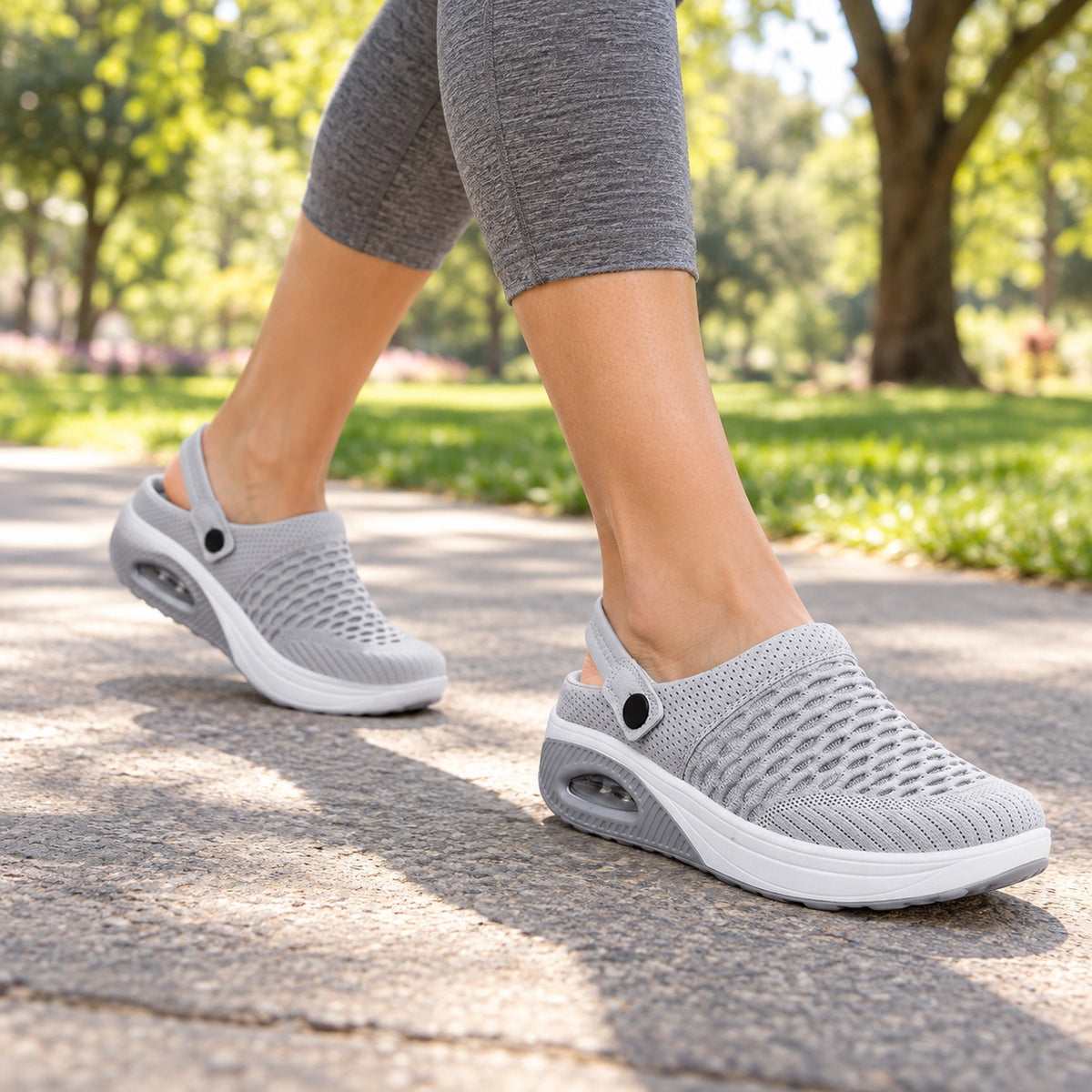 Moore – Unisex Walking Shoes, worn on a walk