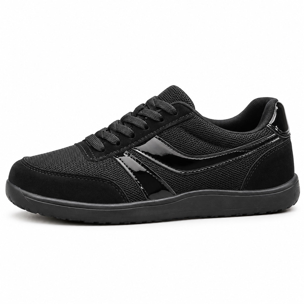Murphy – Unisex Wide Toe Box Shoes in All Black