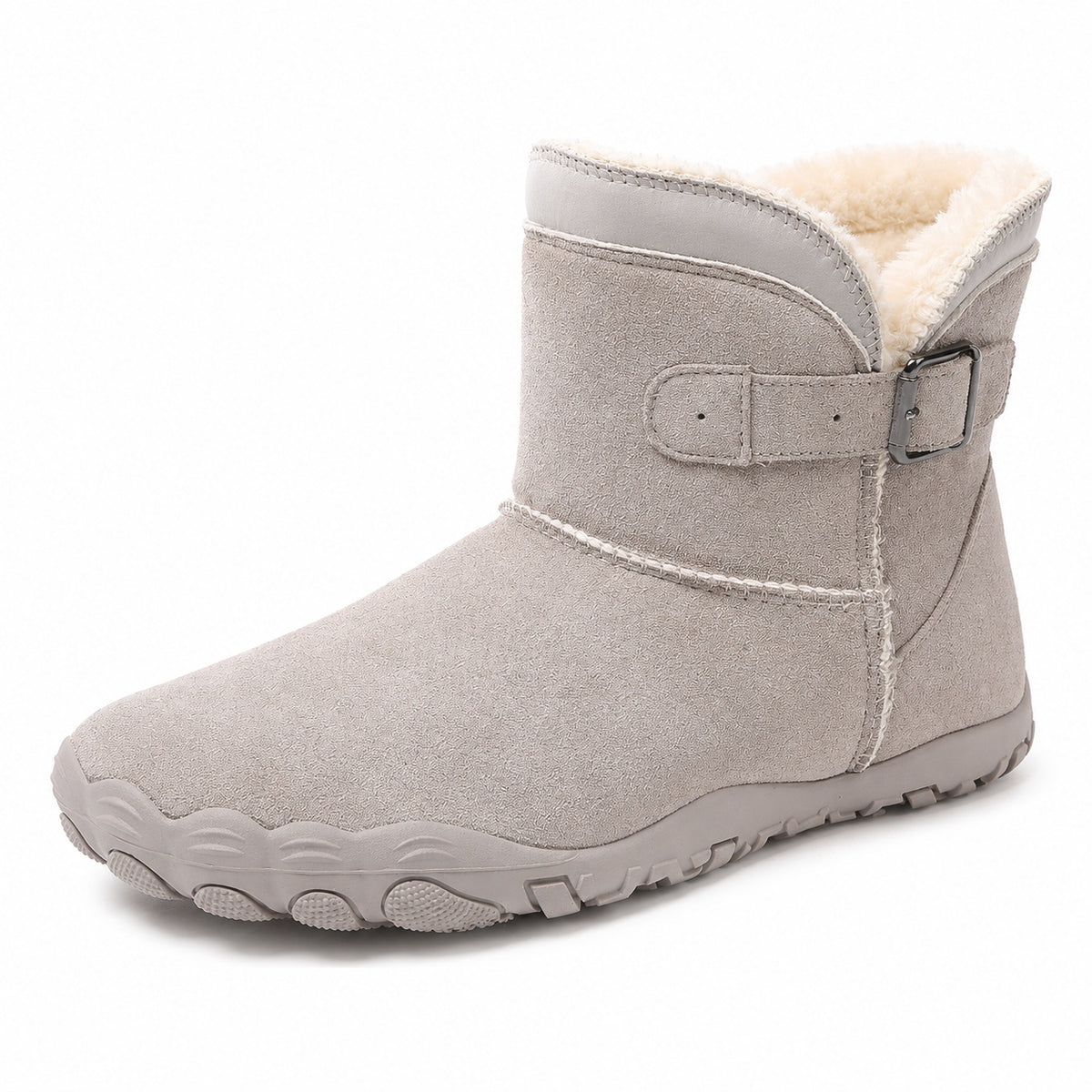 Myrtle – Women's Comfort Boots in Light Gray