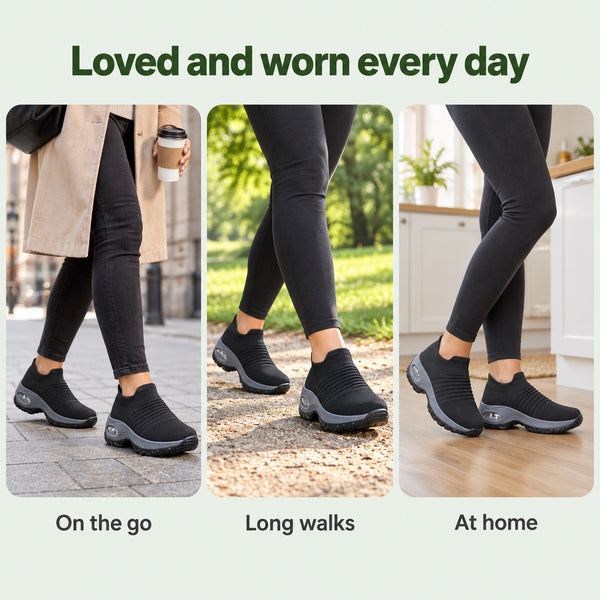Nancy – Women's Plantar Fasciitis Shoes, worn every day