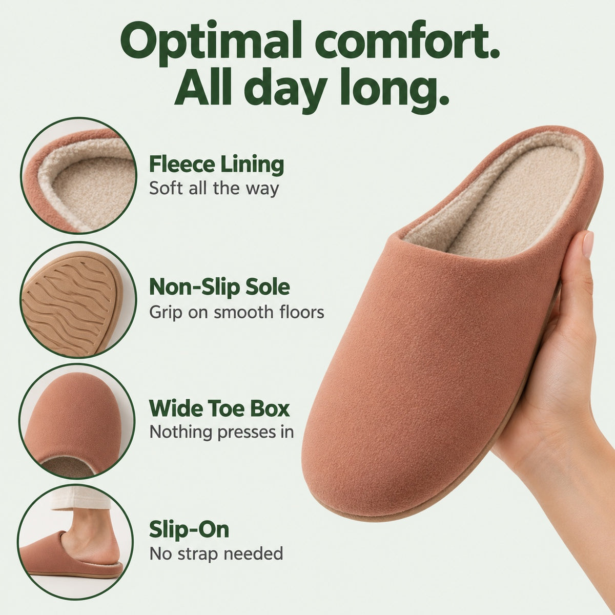 Neal – Women's Comfort Slippers, features