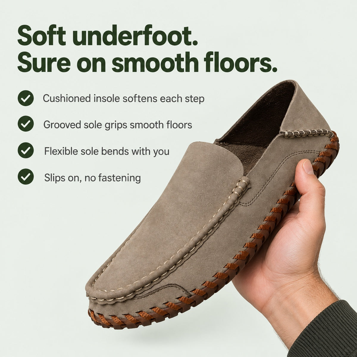Nelson – Men's Non-Slip Loafers, key benefits