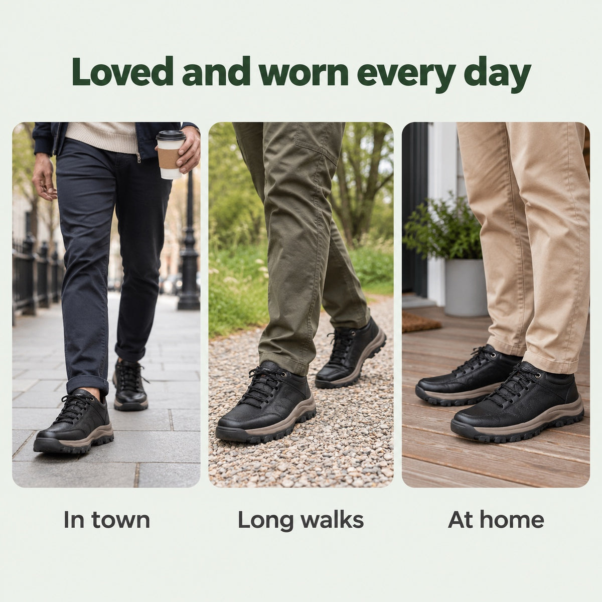 Newman – Unisex Arch Support Shoes, worn every day