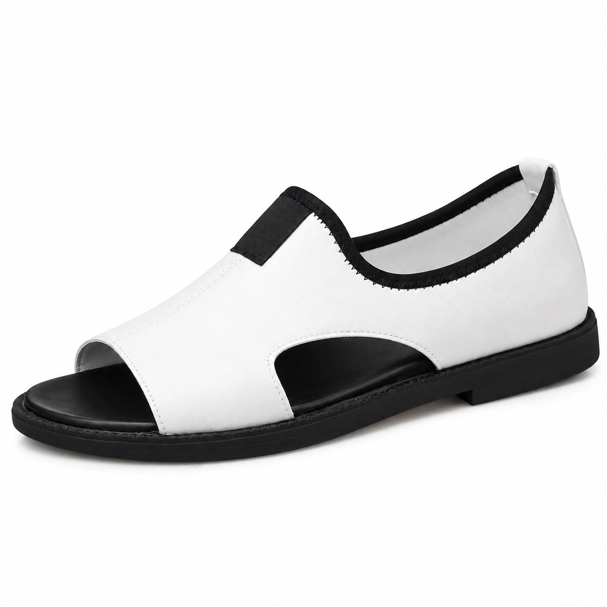 Nicholas – Men's Comfortable Sandals in White