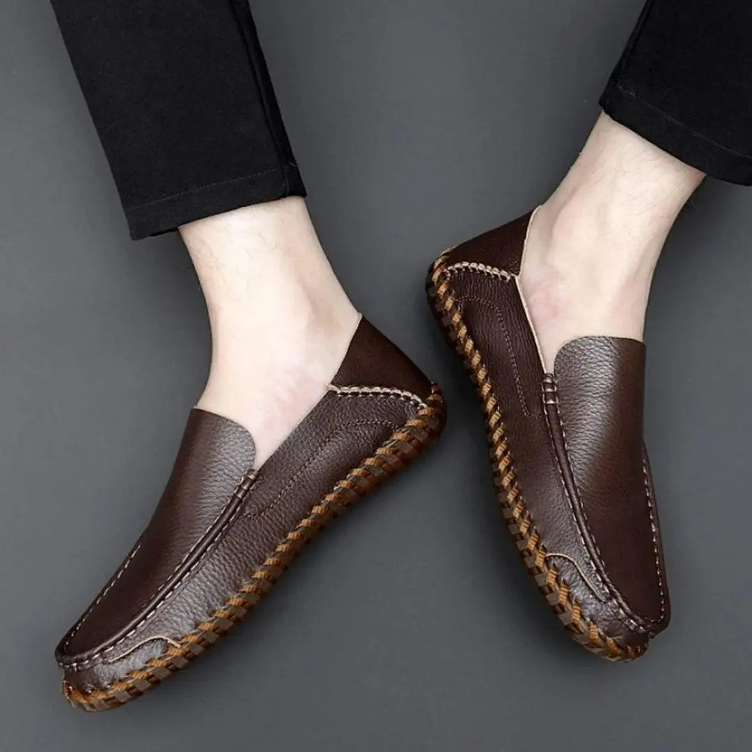 Nelson – Men's Non-Slip Loafers with a Slip-Resistant Sole