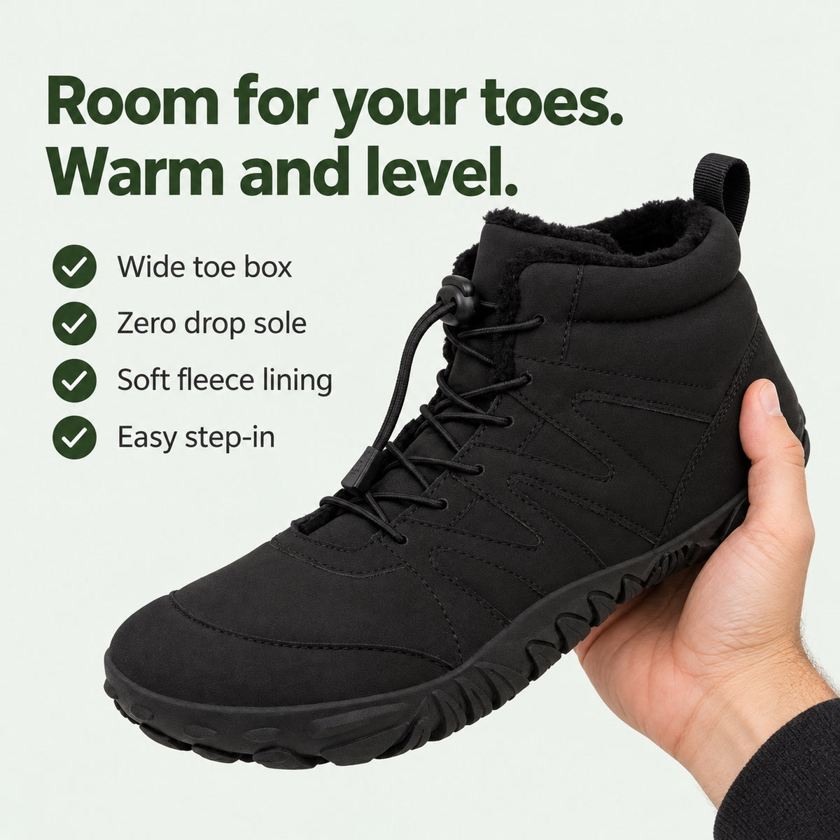 Nova – Unisex Comfort Boots, key benefits