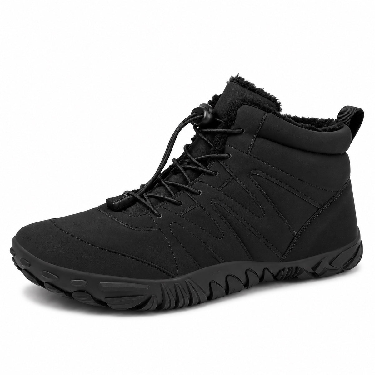 Nova – Unisex Comfort Boots in Deep Black