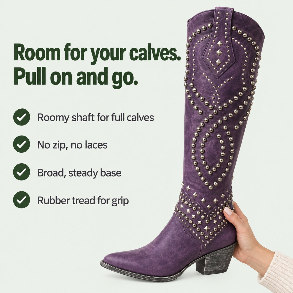 Oakley – Unisex Wide Calf Boots, key benefits