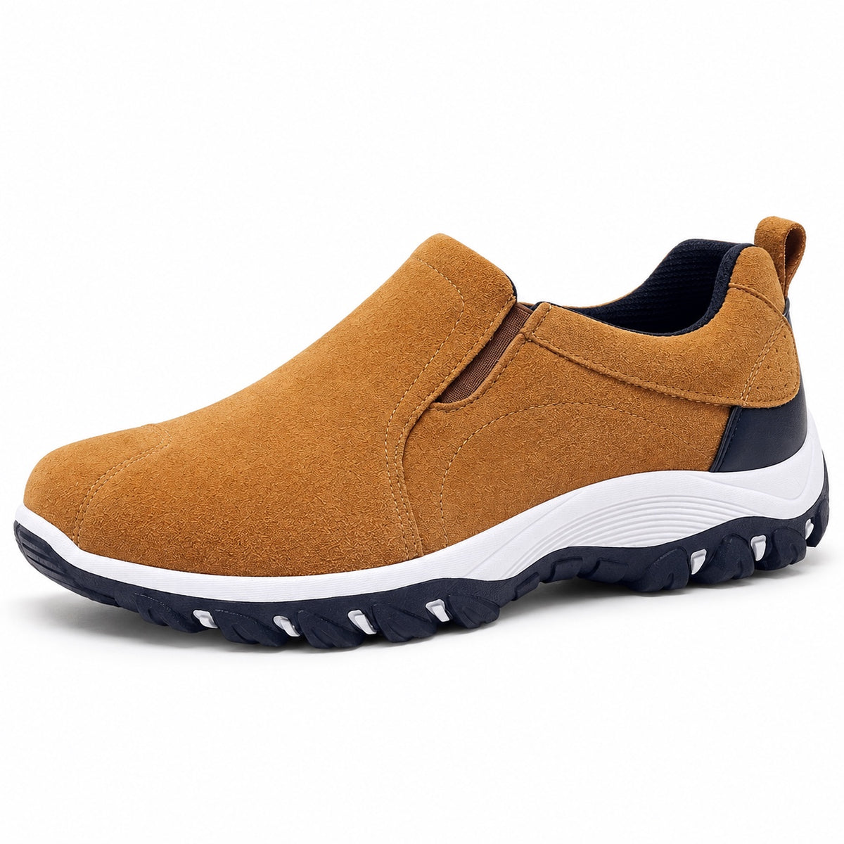 Obrien – Unisex Slip-On Shoes in Camel