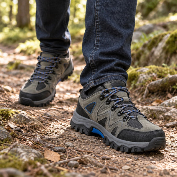 Oliver – Men's Non-Slip Shoes, worn on a walk