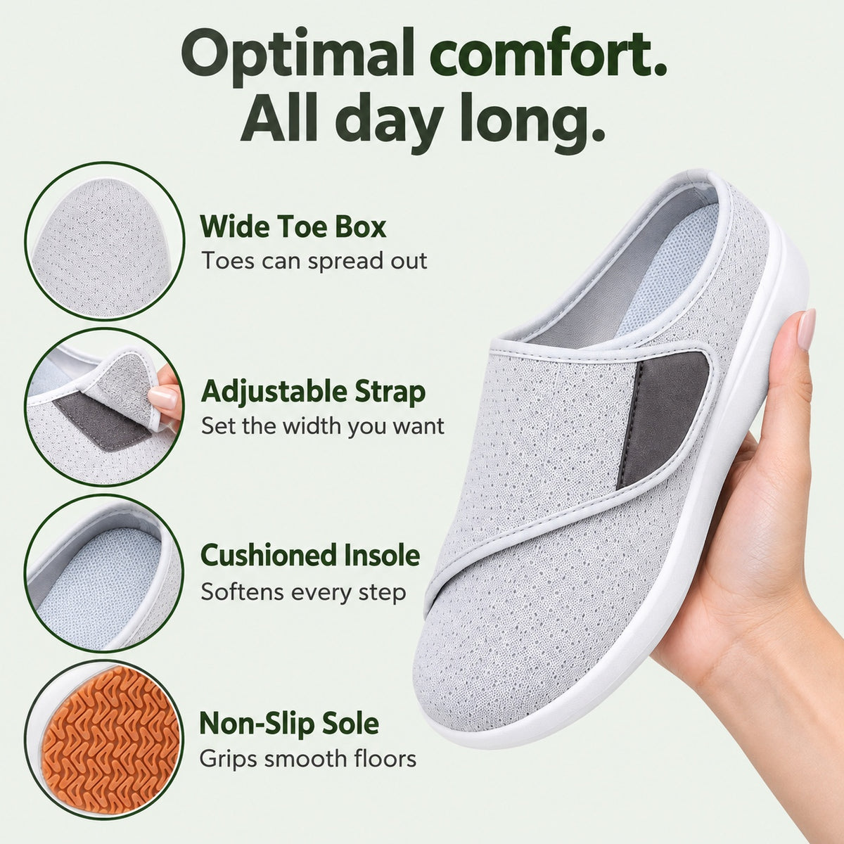 Olivia – Women's Comfort Slippers, features