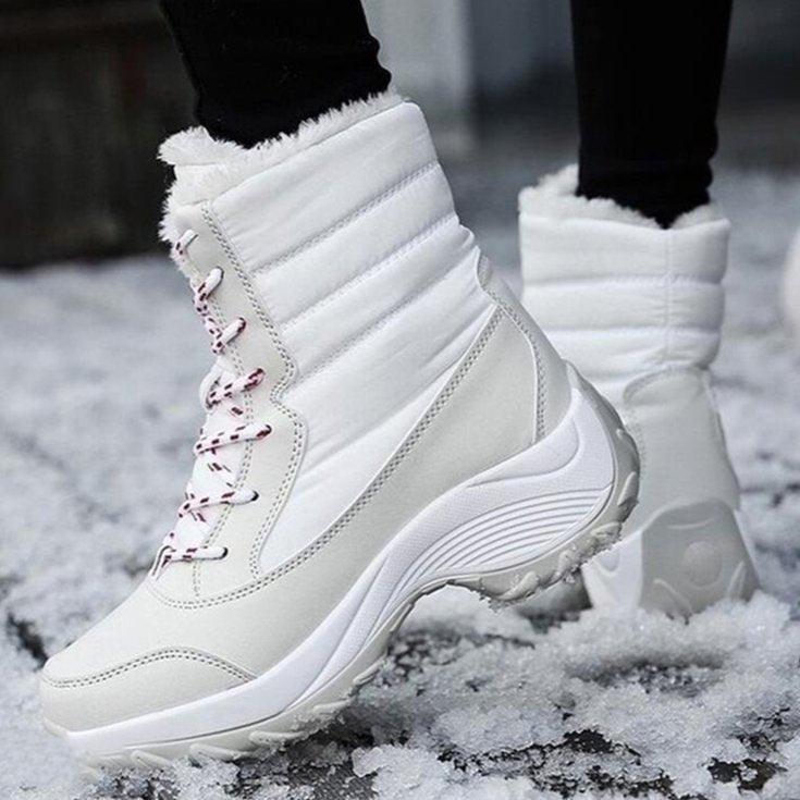 Women's Waterproof Winter Boots with Fur Lining