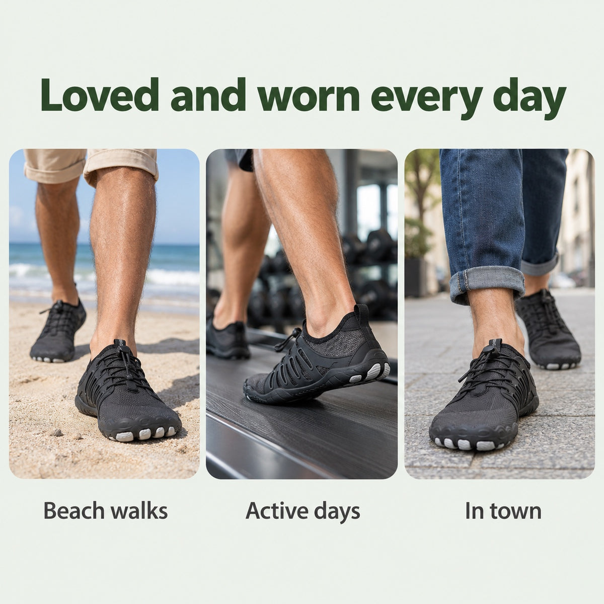 Owens – Unisex Barefoot Shoes, worn every day