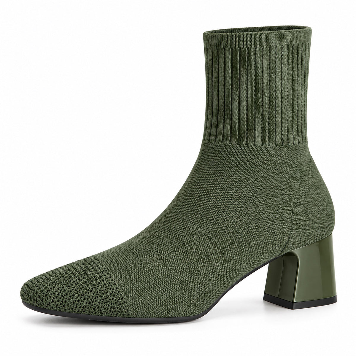 Padilla – Unisex Wide Calf Boots in Green