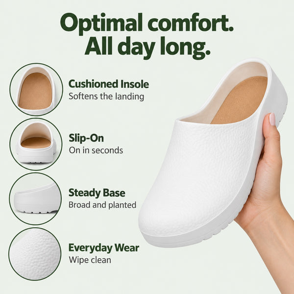 Patton – Unisex Nursing Clogs, features