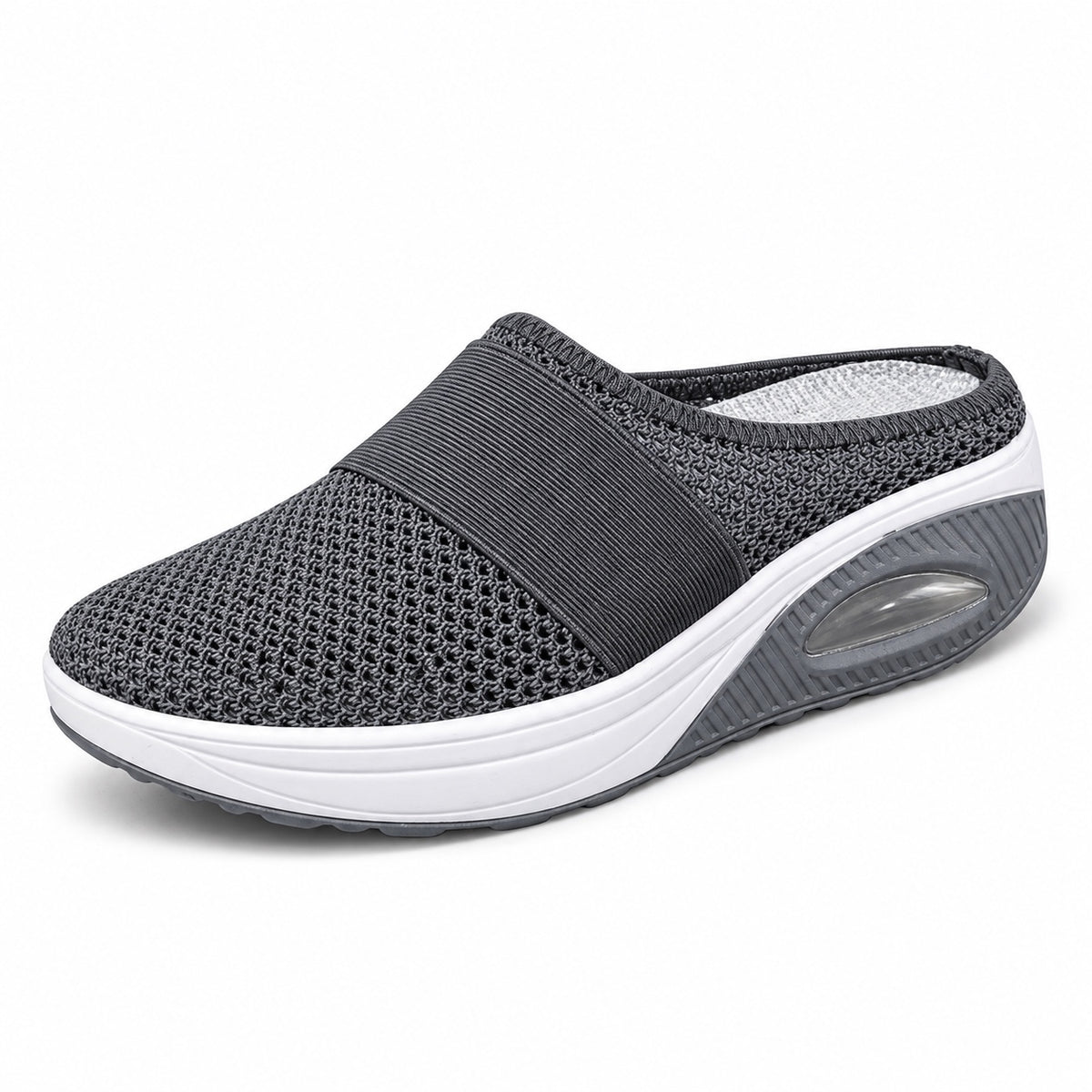 Paula – Women's Arch Support Shoes in Dark Gray