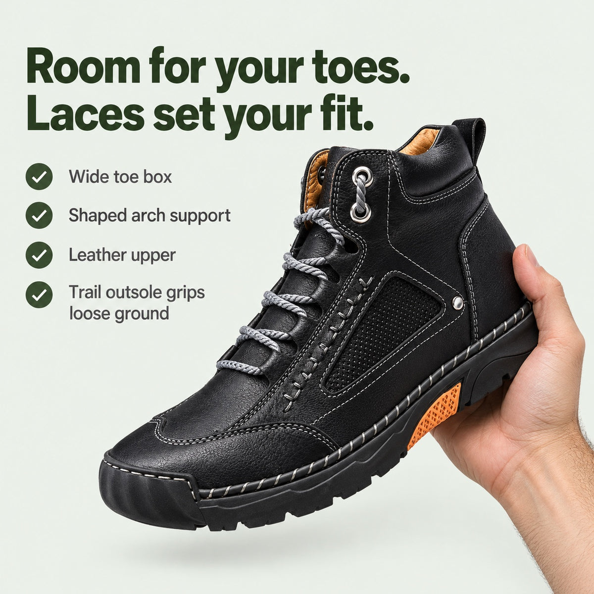 Pearson – Unisex Comfort Boots, key benefits