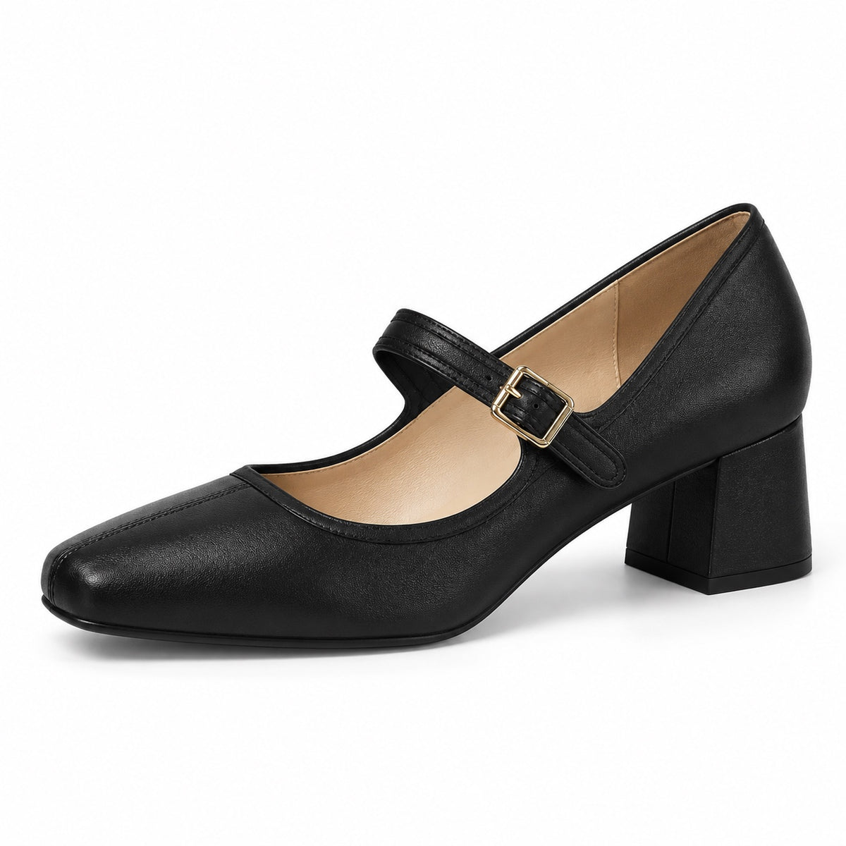 Peggy – Women's Arch Support Flats in Black