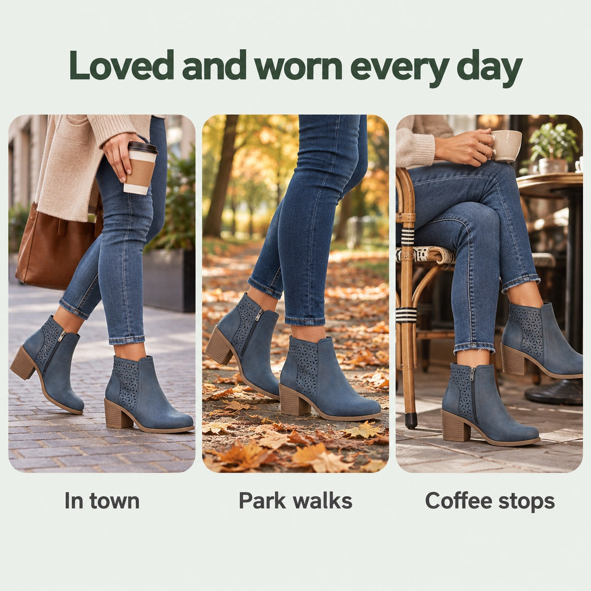 Penny – Women's Comfort Boots, worn every day