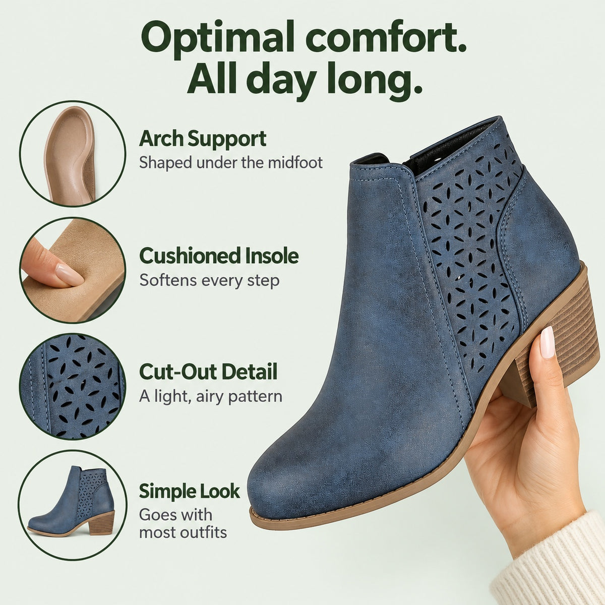 Penny – Women's Comfort Boots, features