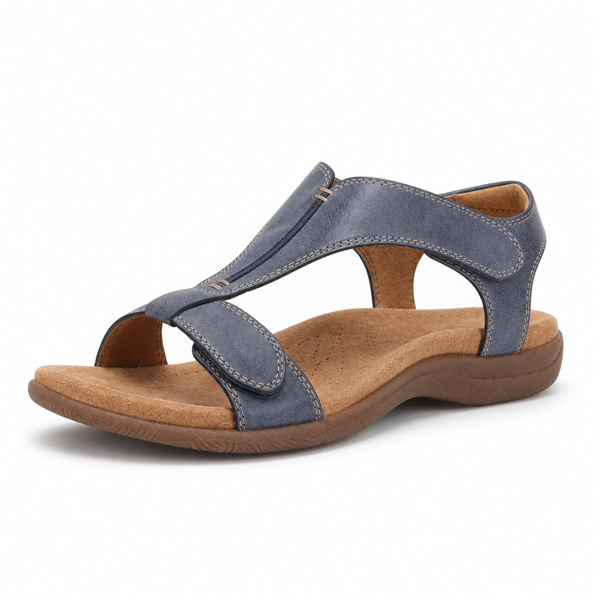Potter – Unisex Wide Toe Box Sandals in Dark Blue