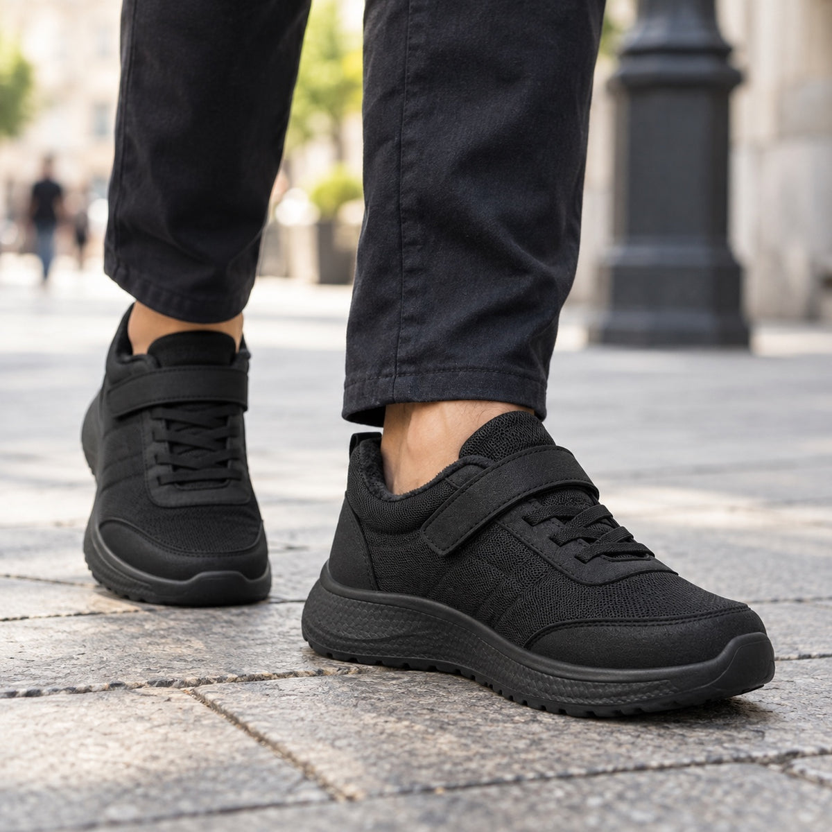 Price – Unisex Arch Support Sneakers, worn on a walk