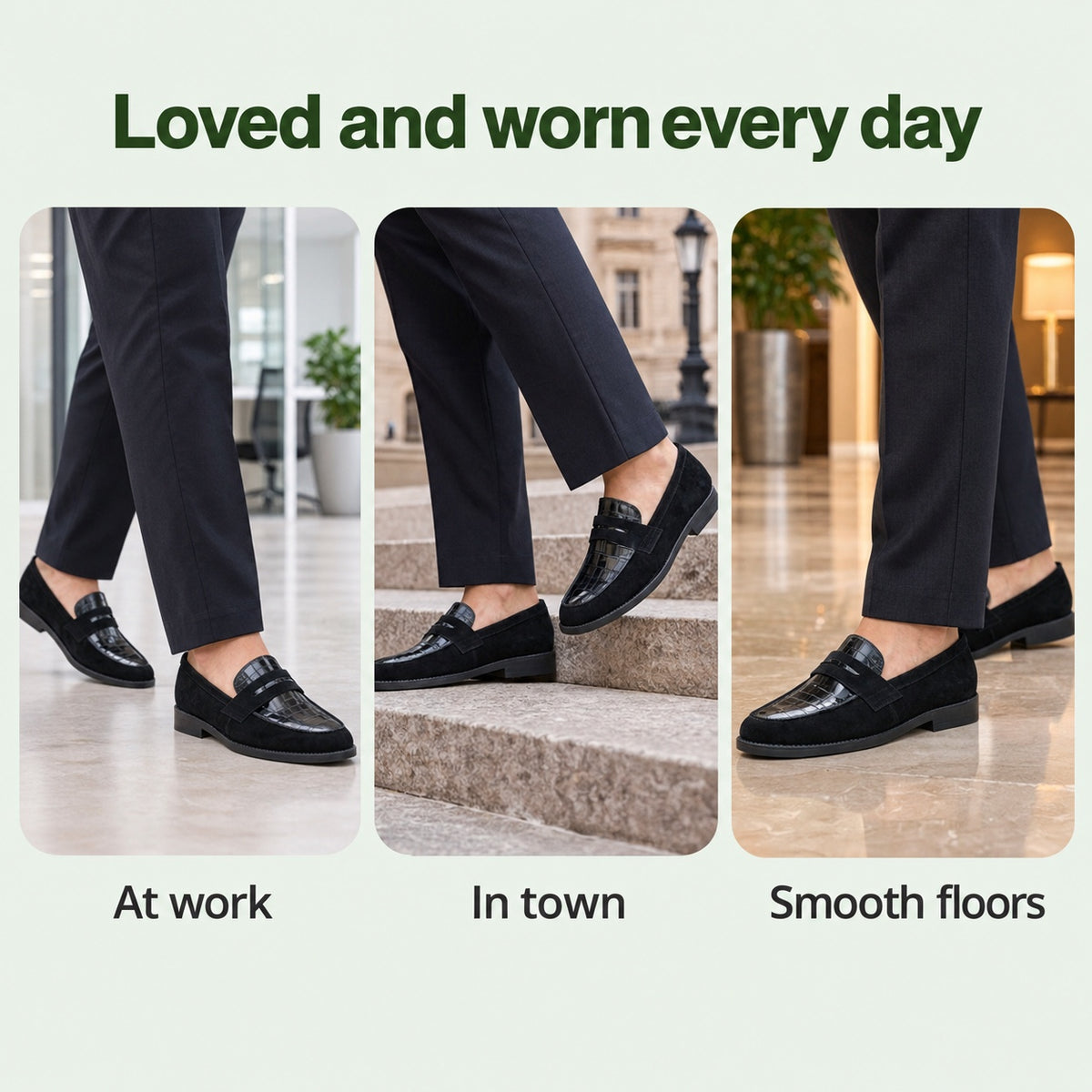 Quinn – Unisex Orthopedic Loafers, worn every day