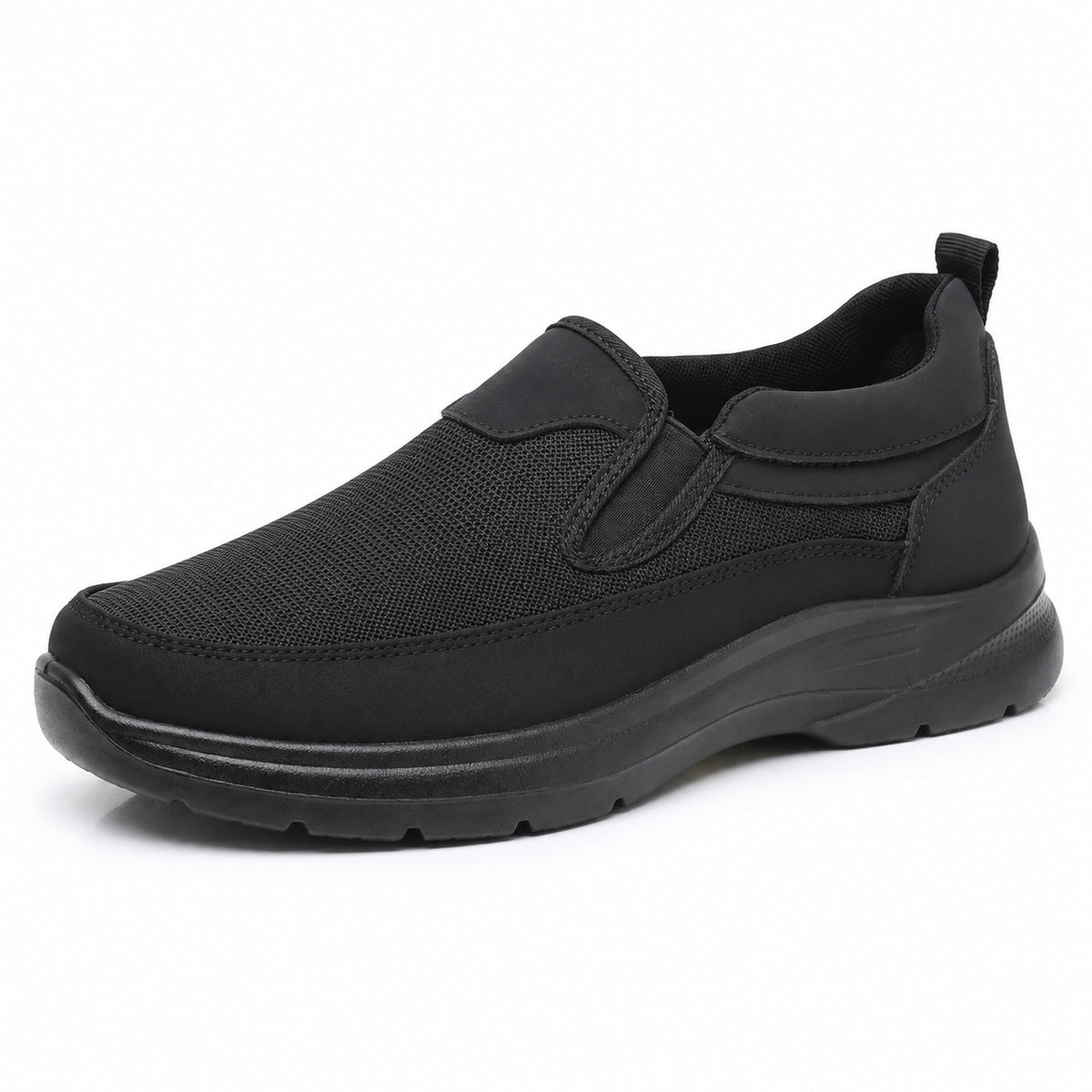Randall – Men's Slip-On Sneakers in Black