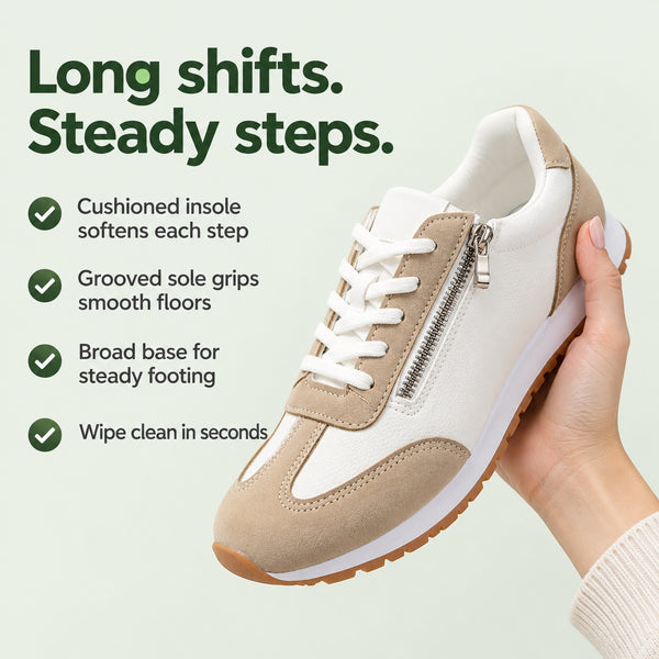 Raquel – Women's Nursing Shoes, key benefits