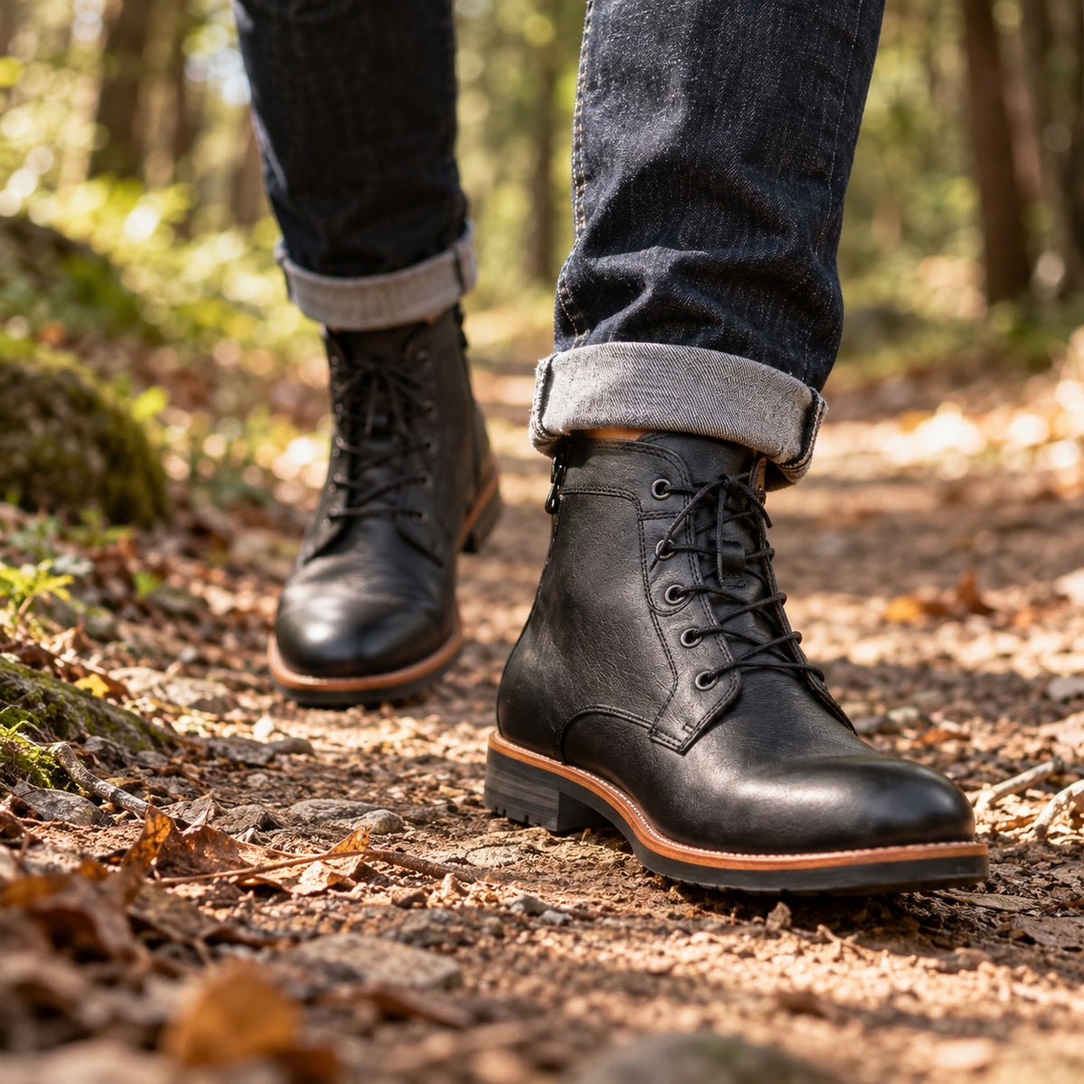 Rickey – Men's Comfort Boots, worn on a walk