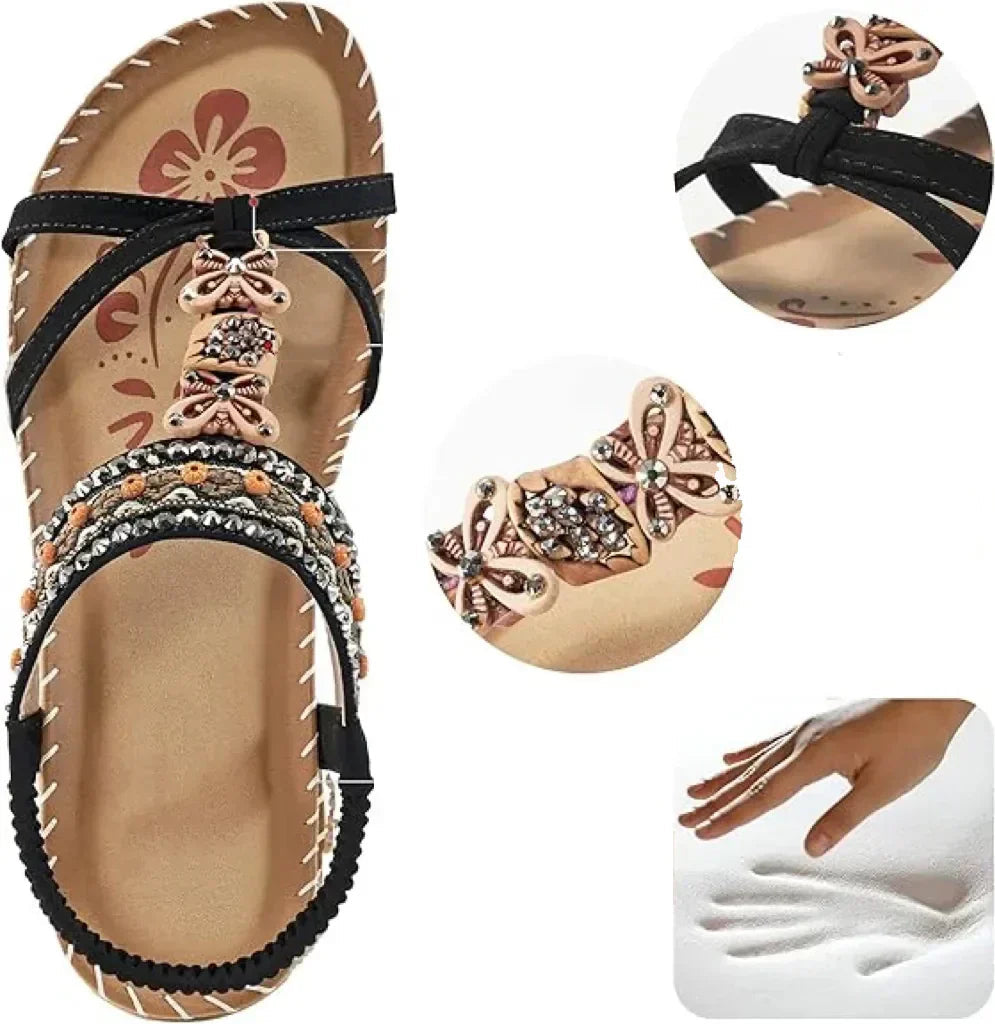 Brewer – Unisex Wide Toe Box Sandals with Room for Bunions