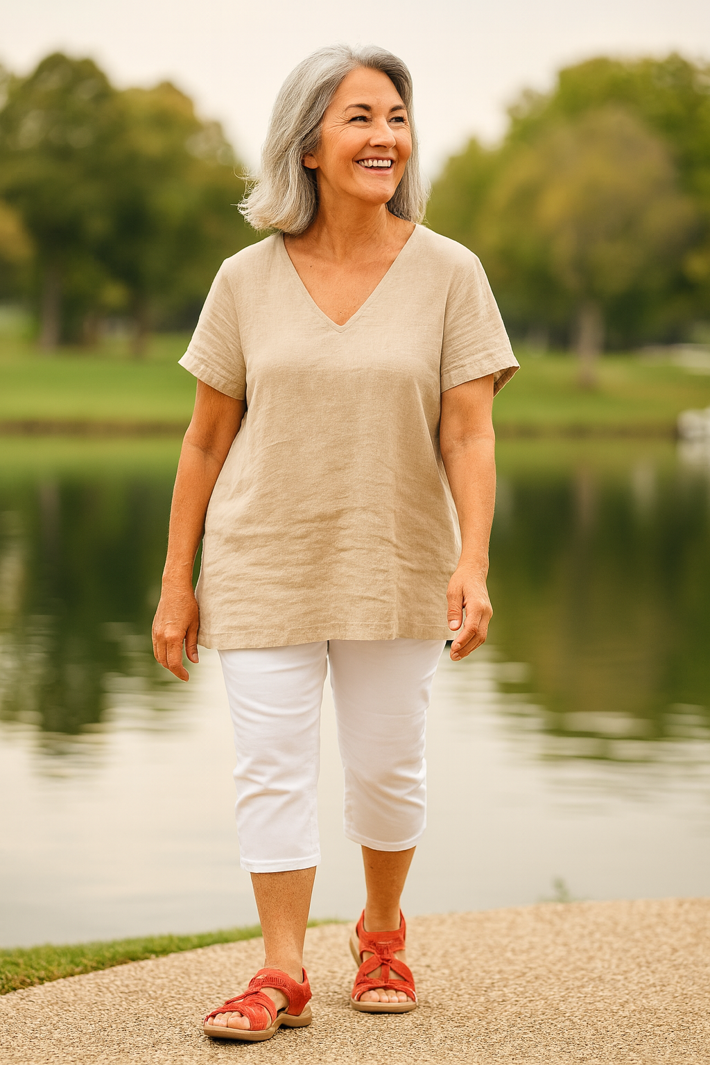 Roberta | Orthopedic Sandals with Adjustable Straps and Cushioned Footbed