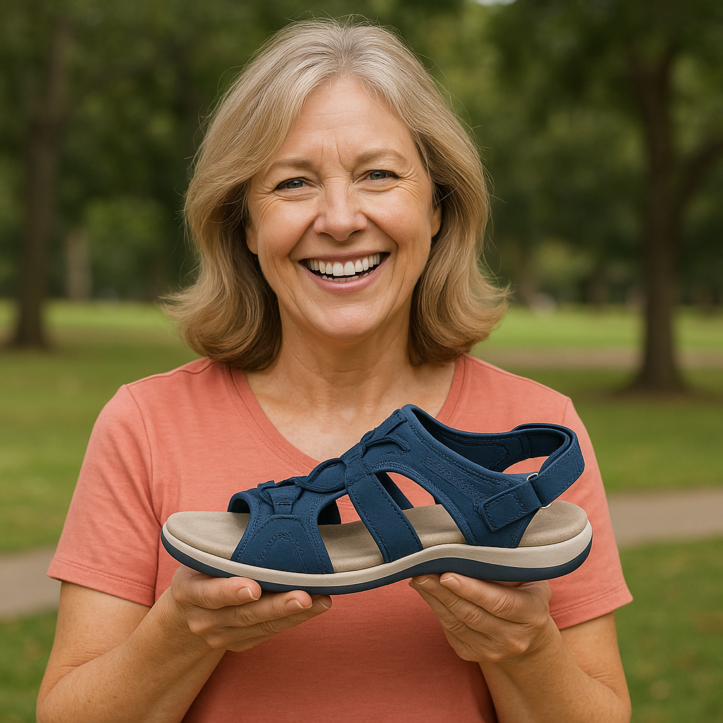 Roberta | Orthopedic Sandals with Adjustable Straps and Cushioned Footbed