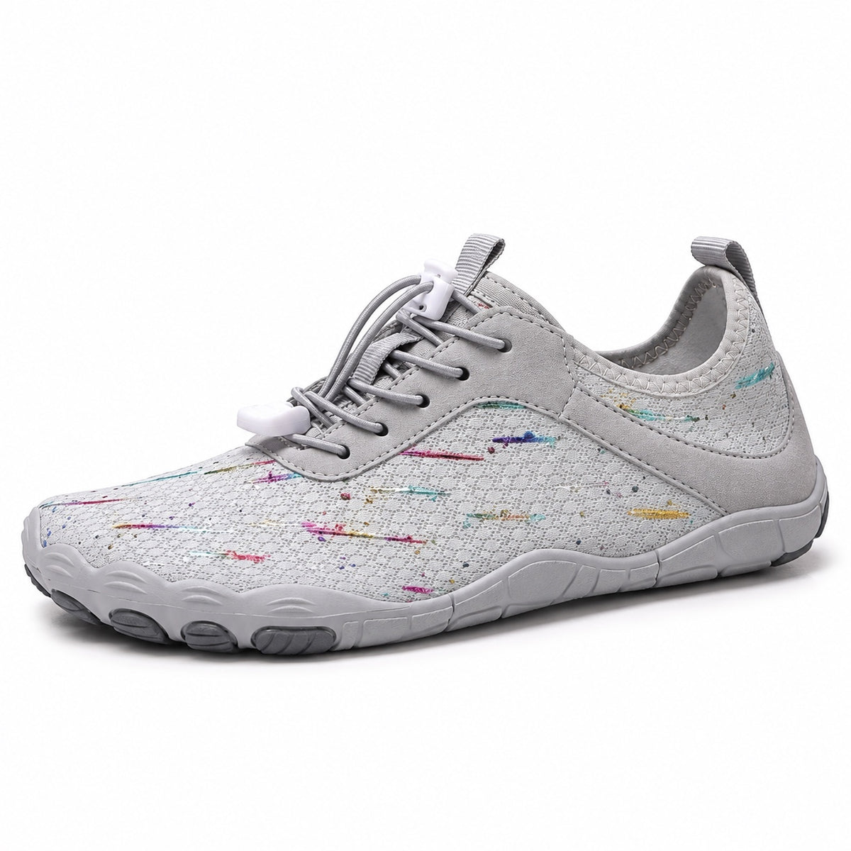Rodgers – Unisex Barefoot Sneakers in Gray