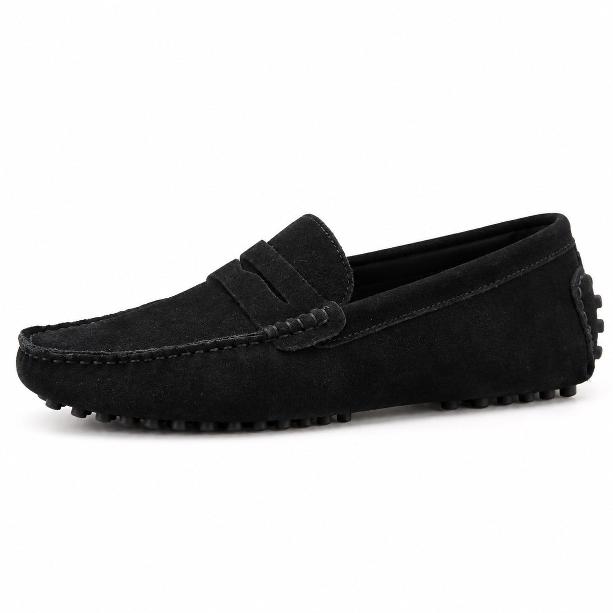 Roger – Men's Slip-On Loafers in Black