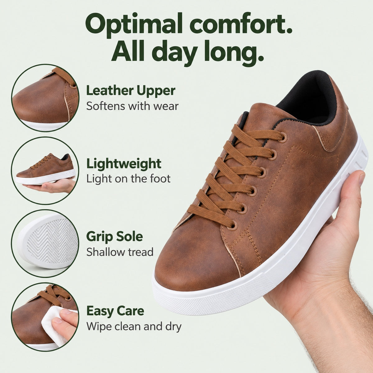 Roland – Men's Walking Sneakers, features