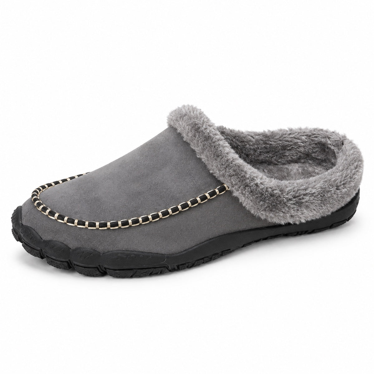 Rory – Unisex Comfort Slippers in GRAY
