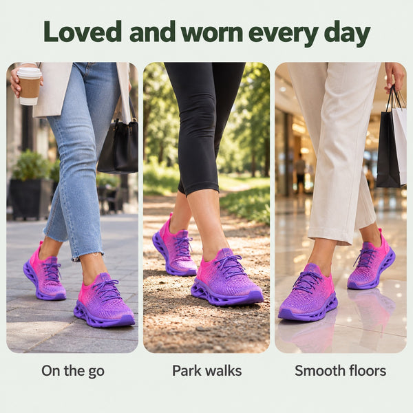 Rosalie – Women's Non-Slip Sneakers, worn every day