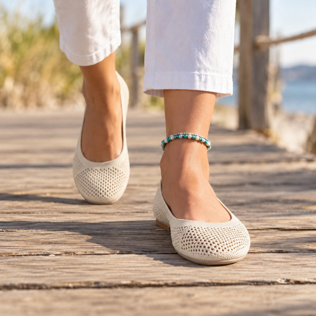 Rosemary – Women's Arch Support Shoes, worn on a walk